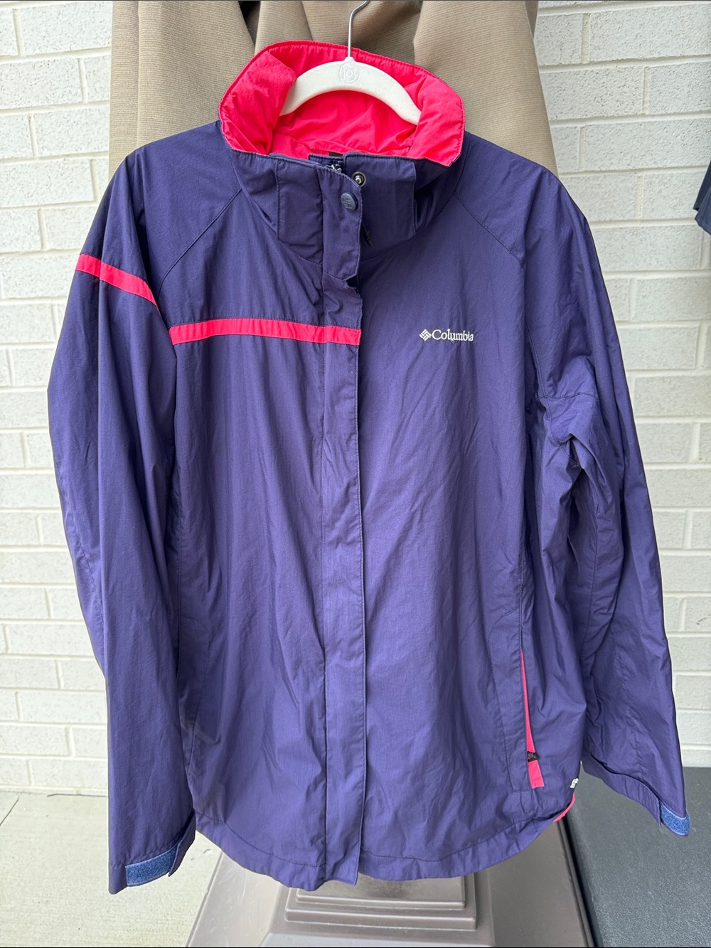 Columbia Purple Jacket with Pink Trim